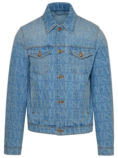 versace LIGHT BLUE DENIM JACKET available on 